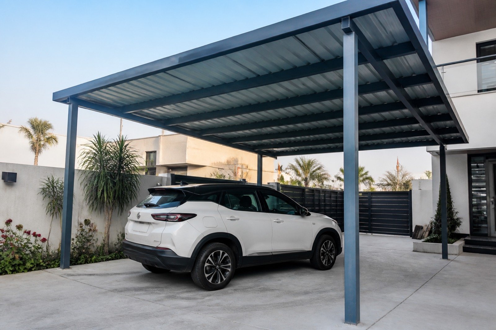 Parking shed canopy